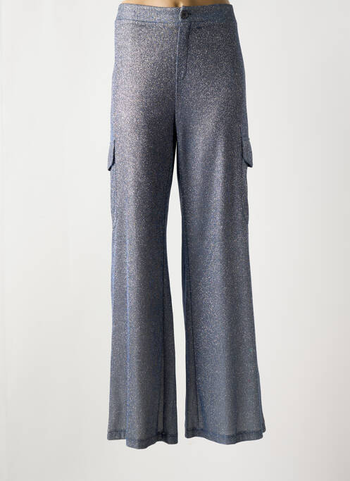Pantalon cargo bleu AN' GE pour femme