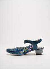 Escarpins bleu UN TOUR EN VILLE pour femme seconde vue