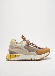 Baskets nubuck talon de 4 à 6cm beige SOFTWAVES femme