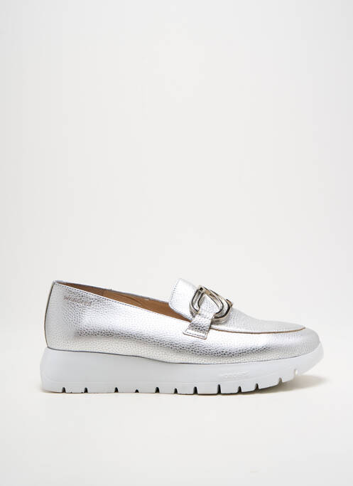 Mocassins argent WONDERS pour femme