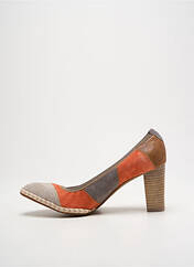 Escarpins orange FUGITIVE BY FRANCESCO ROSSI pour femme seconde vue