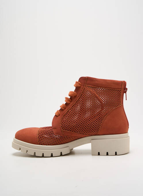 Bottines/Boots orange DORKING pour femme