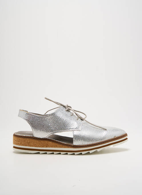 Derbies argent DORKING pour femme
