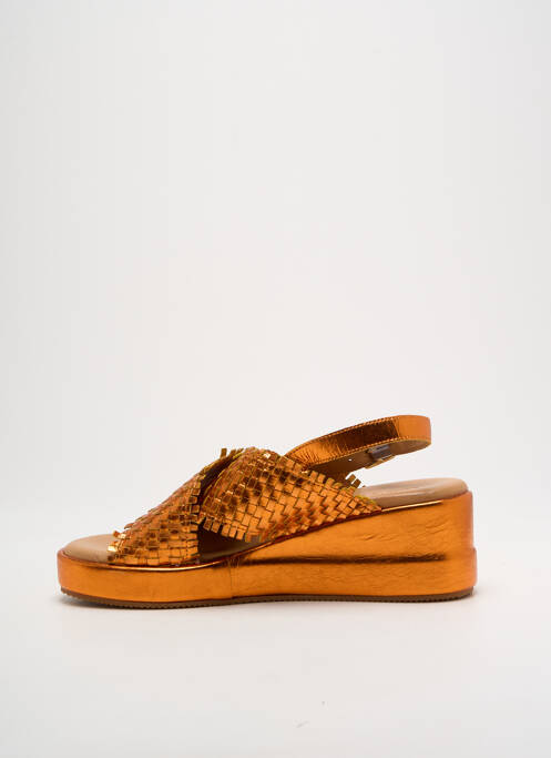 Sandales/Nu pieds orange COCO ET ABRICOT pour femme