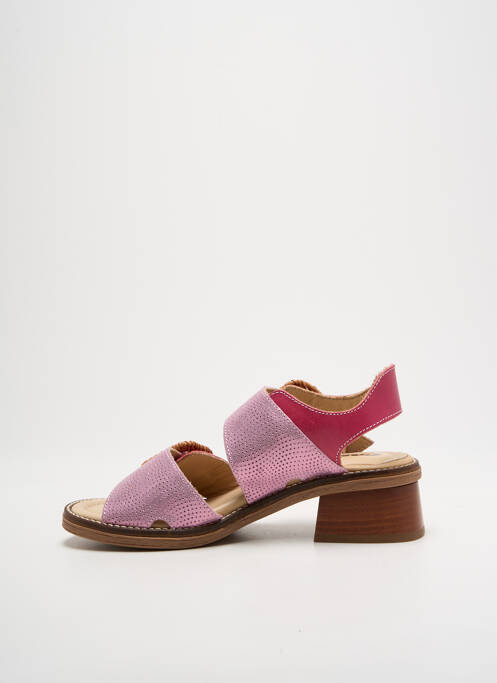 Sandales/Nu pieds rose CASTA pour femme