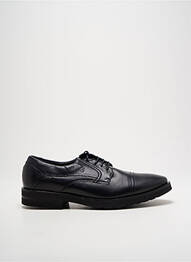 Derbies tissage satiné talon bas noir EDITO homme