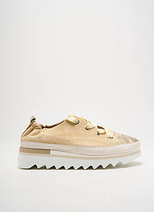 Baskets talon compensé talon de 4 à 6cm beige SOFTWAVES femme