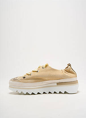 Baskets talon compensé talon de 4 à 6cm beige SOFTWAVES femme