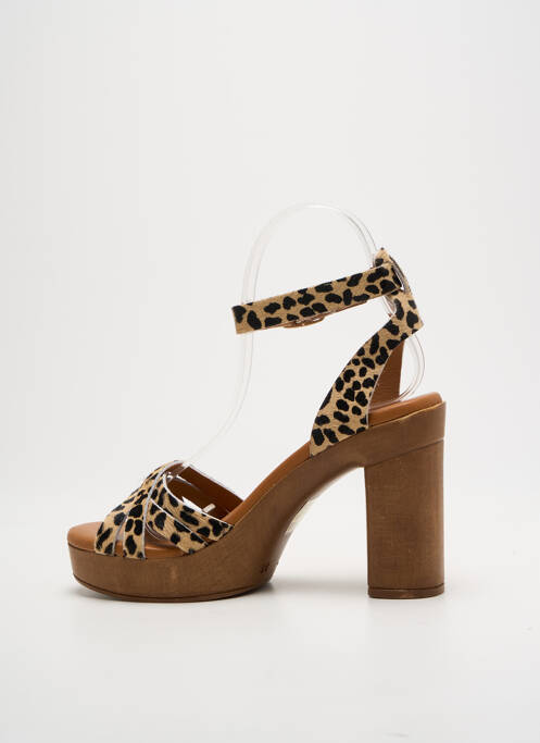 Sandales/Nu pieds beige CARLA TORTOSA pour femme