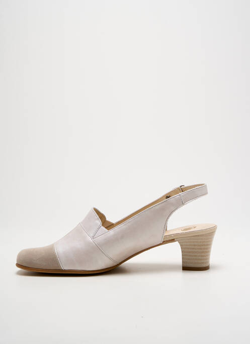 Sandales/Nu pieds beige OMBELLE pour femme
