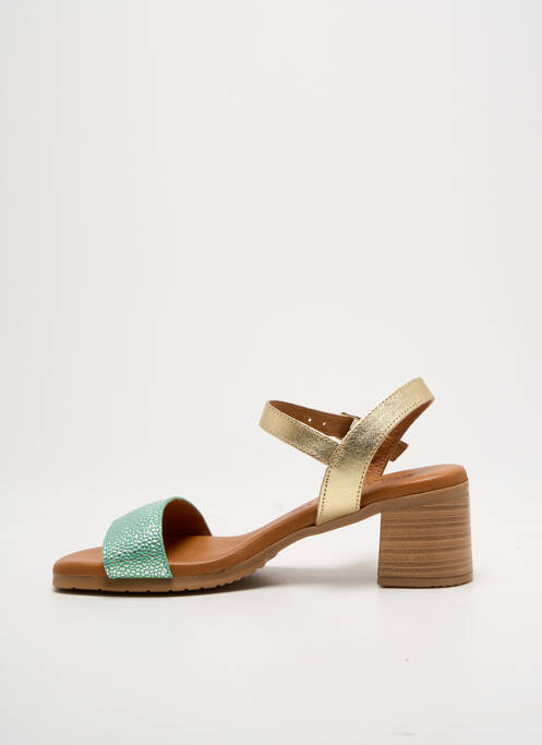 Sandales/Nu pieds vert EVA FRUTOS pour femme