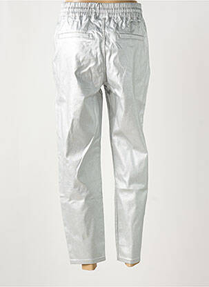 Pantalon slim taille élastique taille normale argent TOXIK3 femme