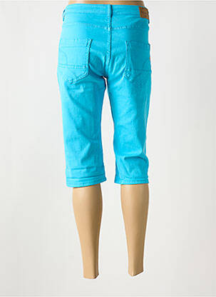Corsaire tissage denim taille normale bleu PLACE DU JOUR femme