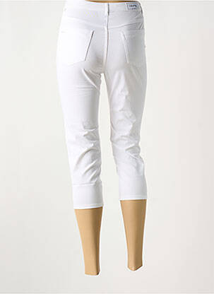 Pantacourt stretch blanc I.QUING femme