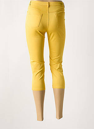 Pantacourt stretch jaune I.QUING femme