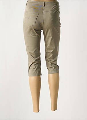 Corsaire tissage popeline taille normale vert I.QUING femme