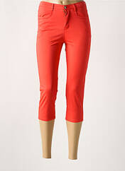 Pantacourt orange I.QUING pour femme seconde vue