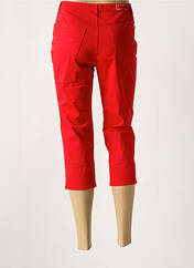 Pantacourt rouge I.QUING pour femme seconde vue
