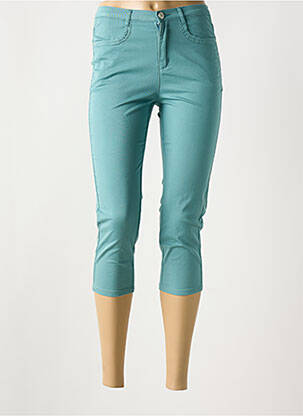 Pantacourt vert I.QUING pour femme