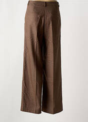 Pantalon large marron LULUMARY pour femme seconde vue