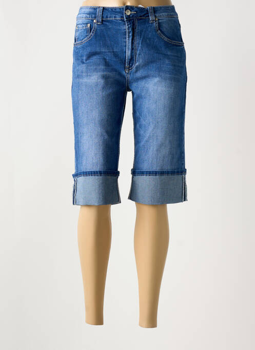 Bermuda bleu PLACE DU JOUR pour femme