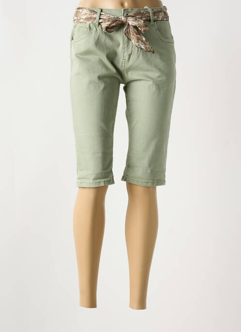 Bermuda vert ONADO pour femme