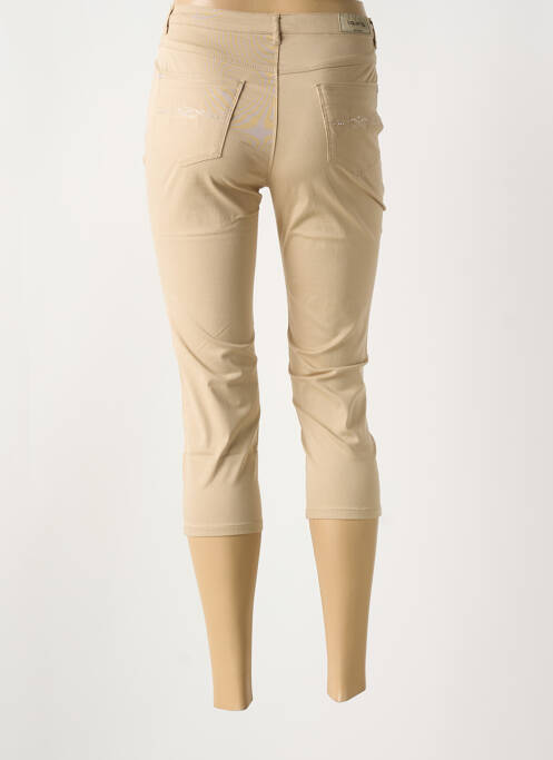 Pantacourt beige I.QUING pour femme