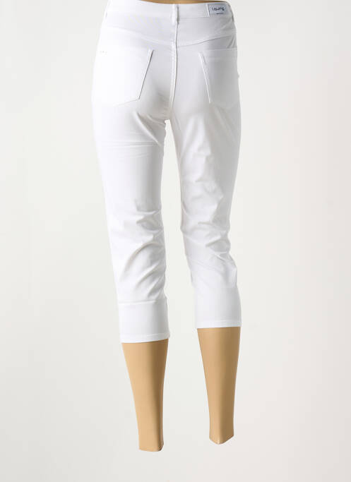 Pantacourt blanc I.QUING pour femme