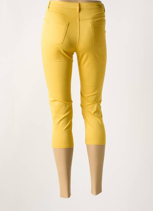 Pantacourt jaune I.QUING pour femme