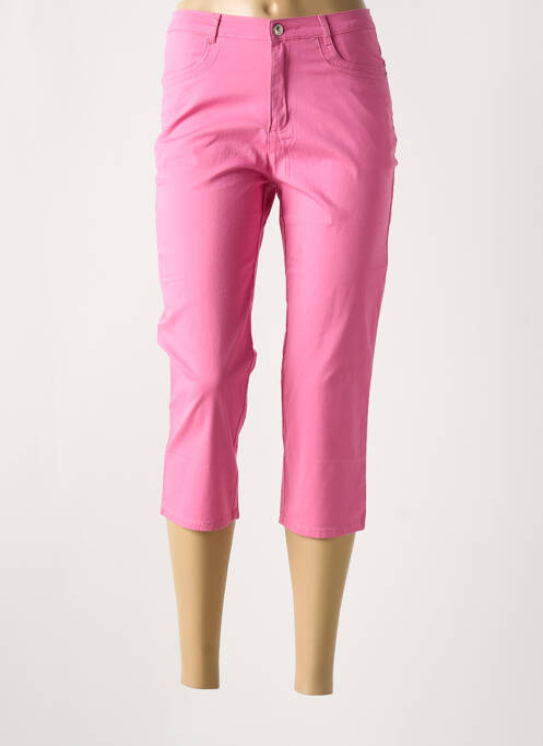 Pantacourt rose I.QUING pour femme