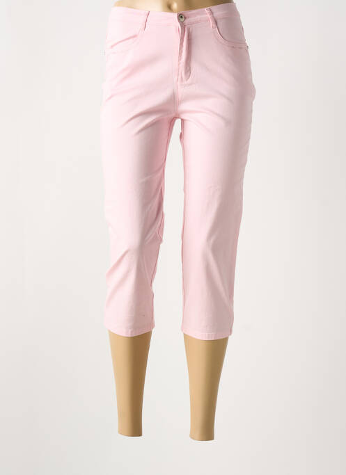 Pantacourt rose I.QUING pour femme