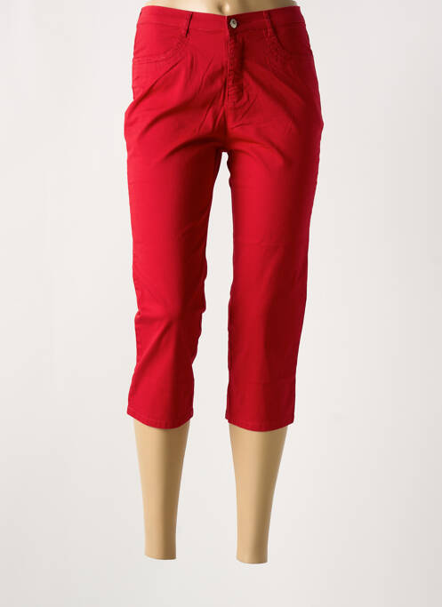 Pantacourt rouge I.QUING femme