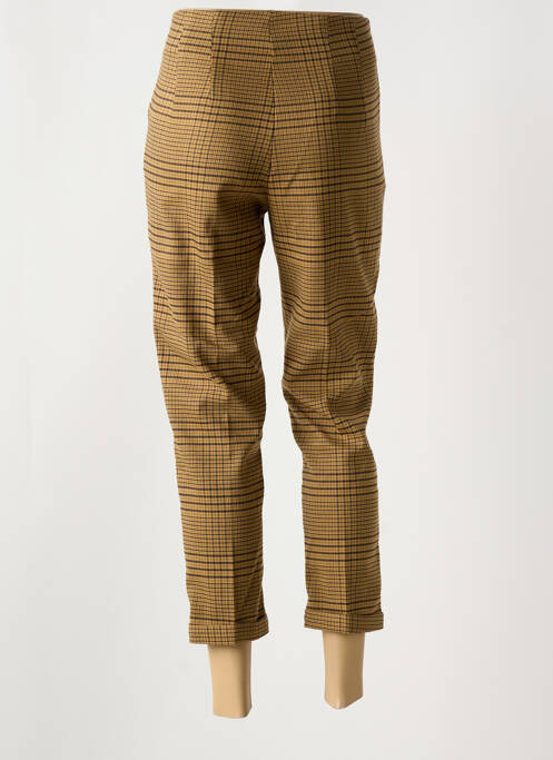 Pantalon 7/8 marron LULUMARY pour femme