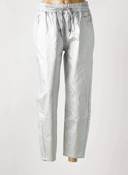 Pantalon slim argent TOXIK3 pour femme