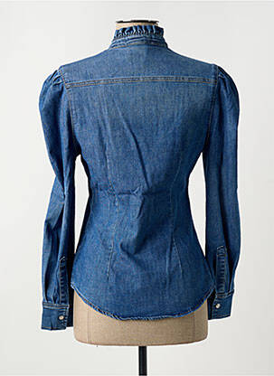 Chemisier coupe cintrée manches longues bleu ESTEE BROWN femme