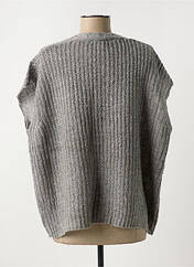 Gilet manches courtes gris ATELIER EVÈNE pour femme seconde vue