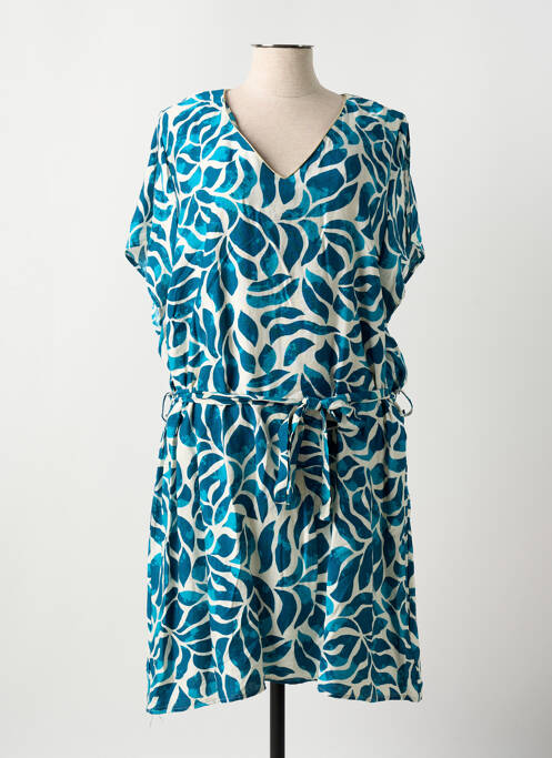 Robe mi-longue bleu EMMA ELLA pour femme