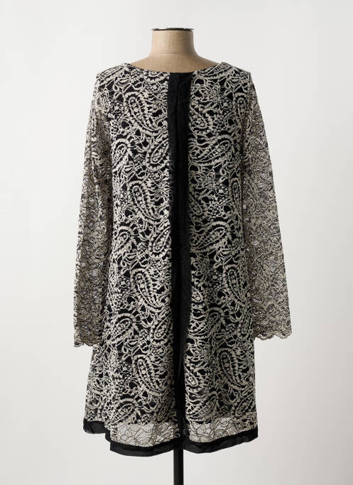 Robe mi-longue noir CHOKLATE pour femme