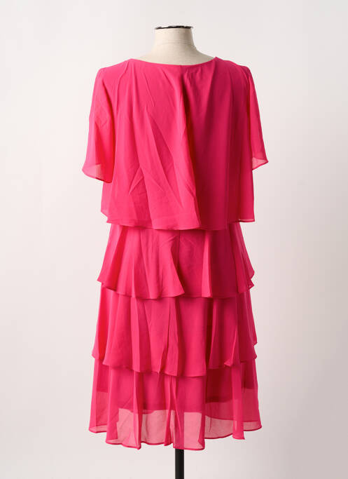 Robe mi-longue rose FLOWER BY CHARM'S pour femme