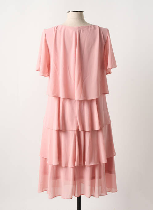 Robe mi-longue rose clair FLOWER BY CHARM'S pour femme