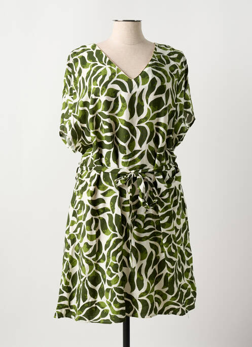 Robe mi-longue vert EMMA ELLA pour femme