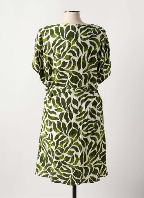 Robe mi-longue vert EMMA ELLA pour femme