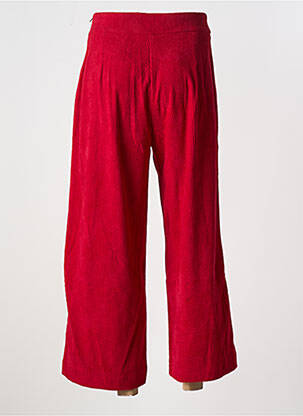 Pantalon flare coupe évasée rouge HIPPOCAMPE femme
