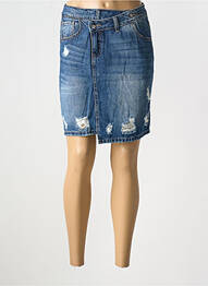 Jupe courte poches bleu MONDAY femme