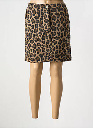 Jupe courte beige ATELIER EVÈNE pour femme