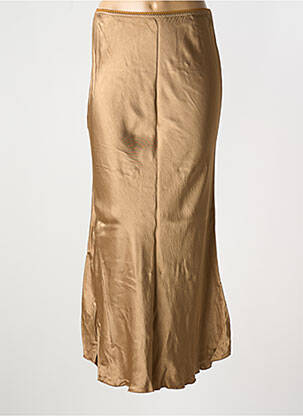 Jupe longue or IZZY pour femme