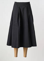 Jupe mi-longue noir CHIC & JEUNE pour femme seconde vue