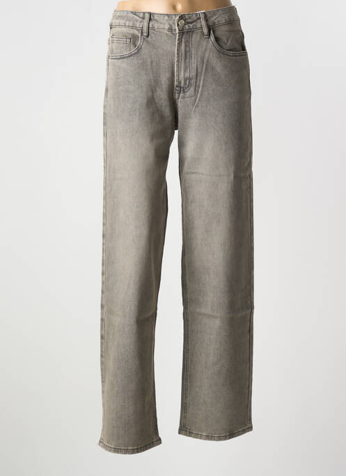 Jeans coupe droite gris MONDAY PREMIUM pour femme