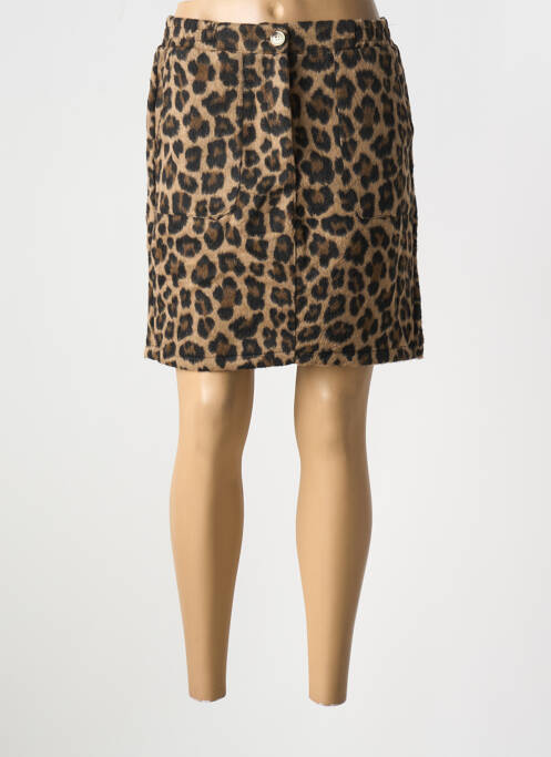 Jupe courte beige ATELIER EVÈNE pour femme