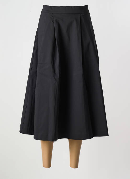 Jupe mi-longue noir CHIC & JEUNE pour femme